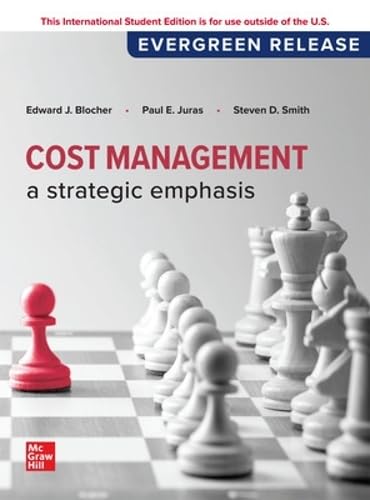 COST MANAGEMENT: A STRATEGIC EMPHASIS (ISE)