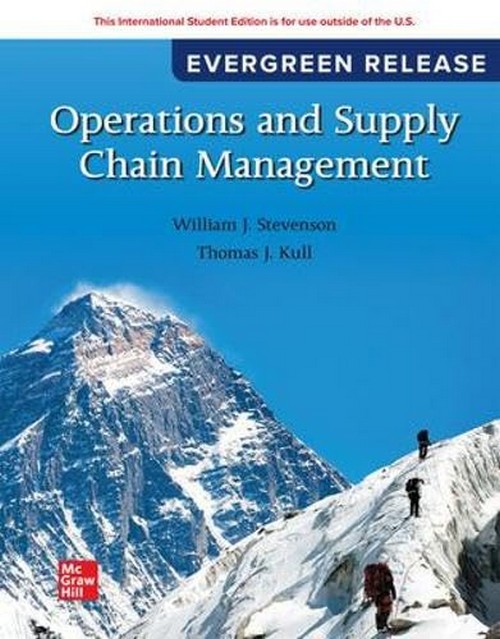 OPERATIONS AND SUPPLY CHAIN MANAGEMENT: 2024 RELEASE (ISE)