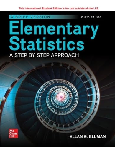 ELEMENTARY STATISTICS: A BRIEF VERSION (ISE)
