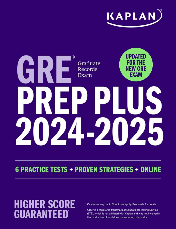 GRE PREP PLUS 2024-2025: 6 PRACTICE TESTS + PROVEN STRATEGIES + ONLINE (UPDATED FOR THE NEW GRE EXAM