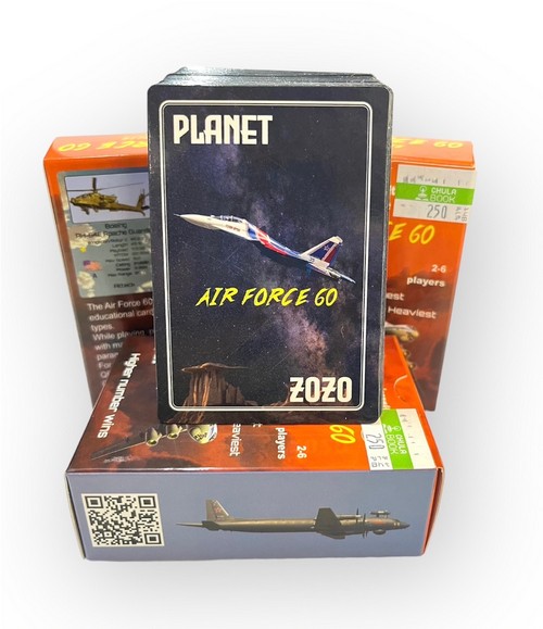 AIR FORCE 60 (CHARLIE): THE AIRCRAFT CARD GAME (8+ YEARS/2-6 PLAYERS)