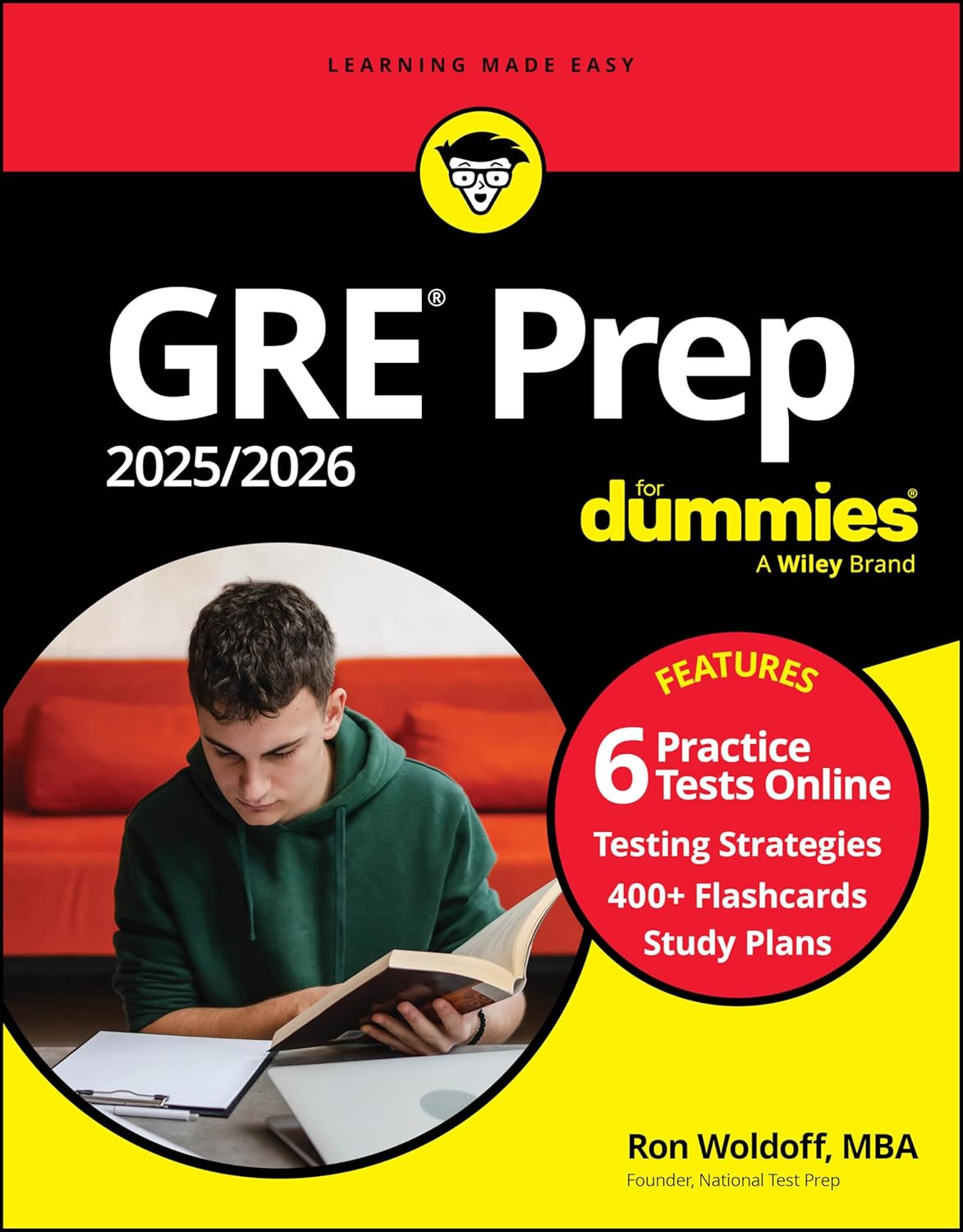 GRE PREP PLUS 2025-2026 FOR DUMMIES: 6 PRACTICE TESTS AND 400+ FLASHCARDS ONLINE