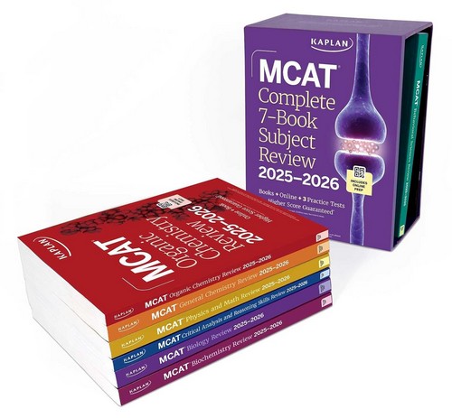 MCAT COMPLETE 7-BOOK SUBJECT REVIEW 2025-2026 (SET INCLUDES BOOKS, ONLINE PREP, 3 PRACTICE TESTS)