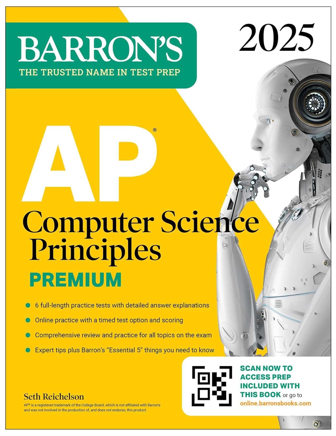 AP COMPUTER SCIENCE PRINCIPLES PREMIUM, 2025 6 PRACTICE TESTS