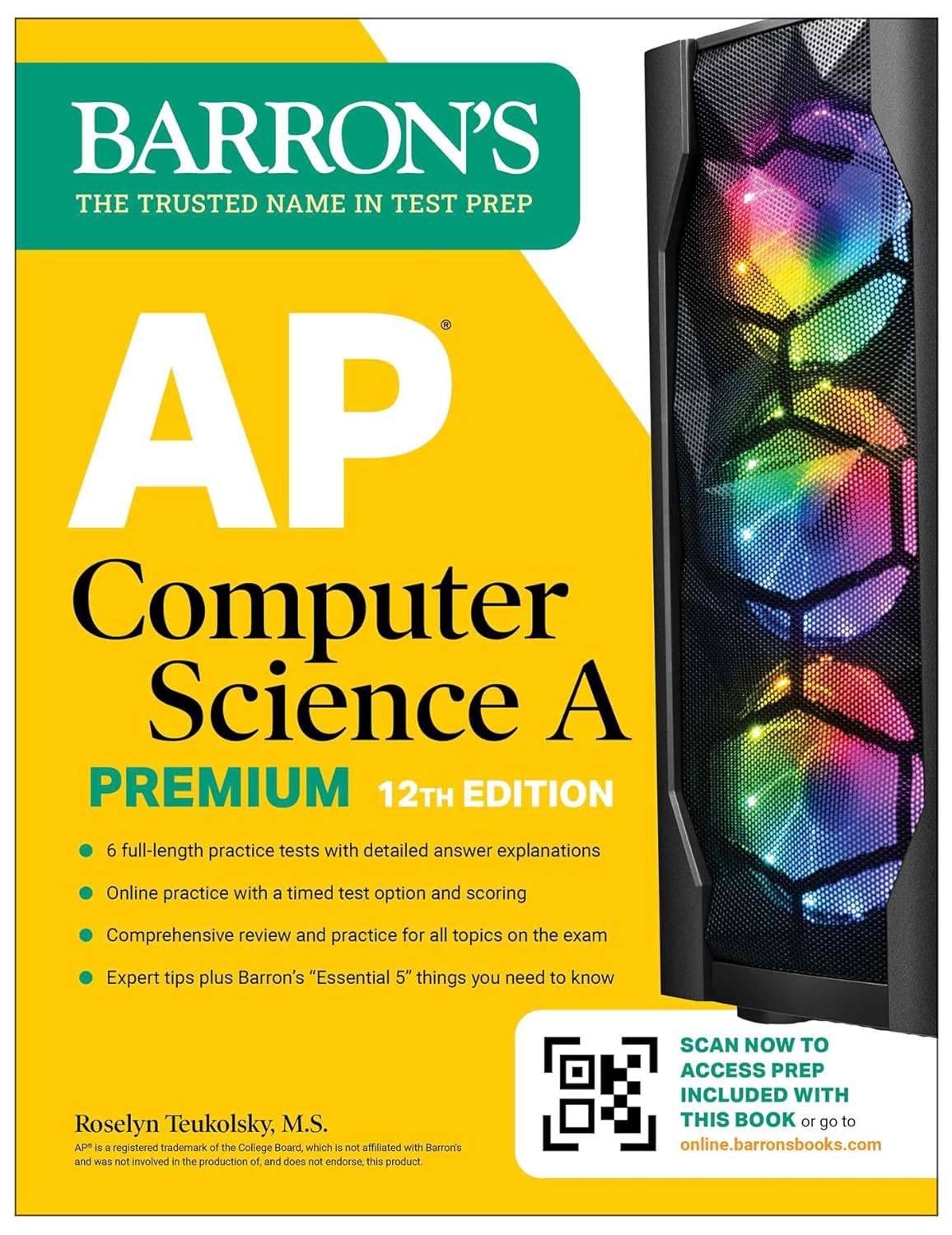 AP COMPUTER SCIENCE A PREMIUM, 2025 6 PRACTICE TESTS + COMPREHENSIVE