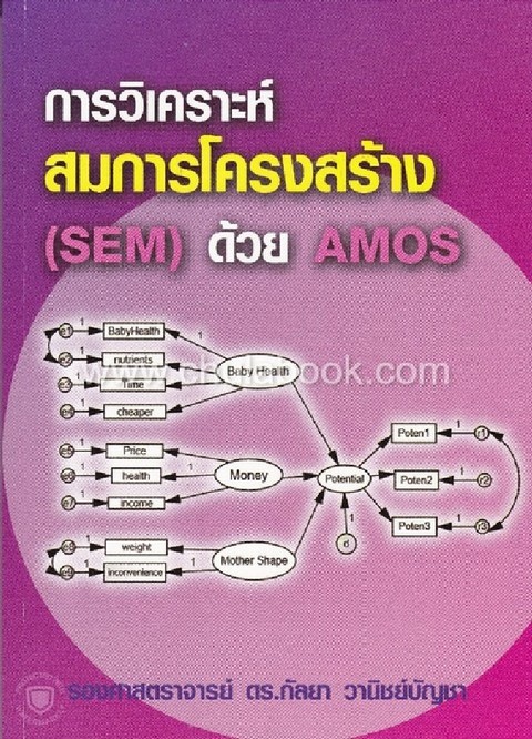 การวิเคราะห์สมการโครงสร้าง (SEM) ด้วย AMOS