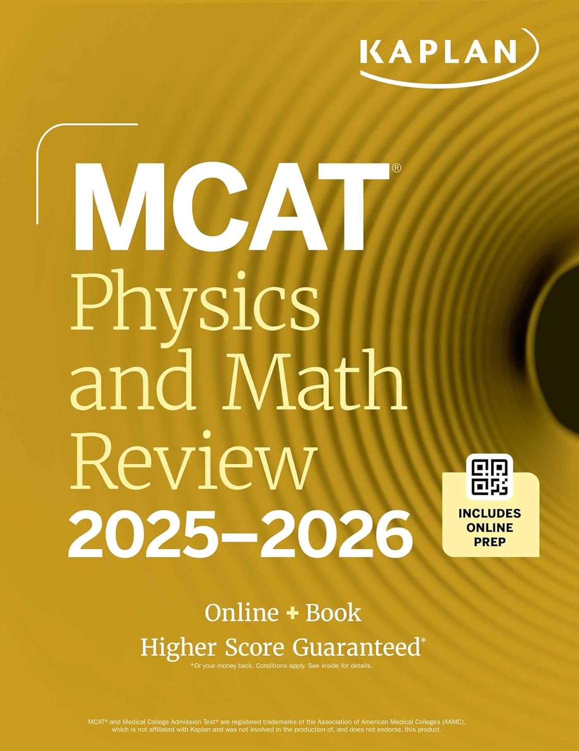MCAT PHYSICS AND MATH REVIEW 2025-2026: ONLINE + BOOK (KAPLAN TEST PREP)