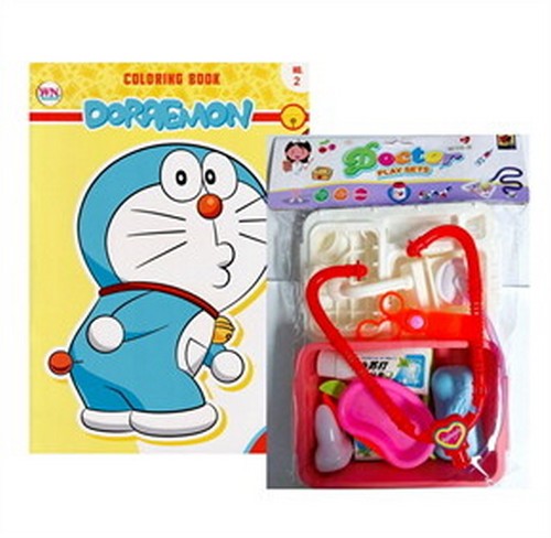 GS.ระบายสี DORAEMON + PLAY SET.