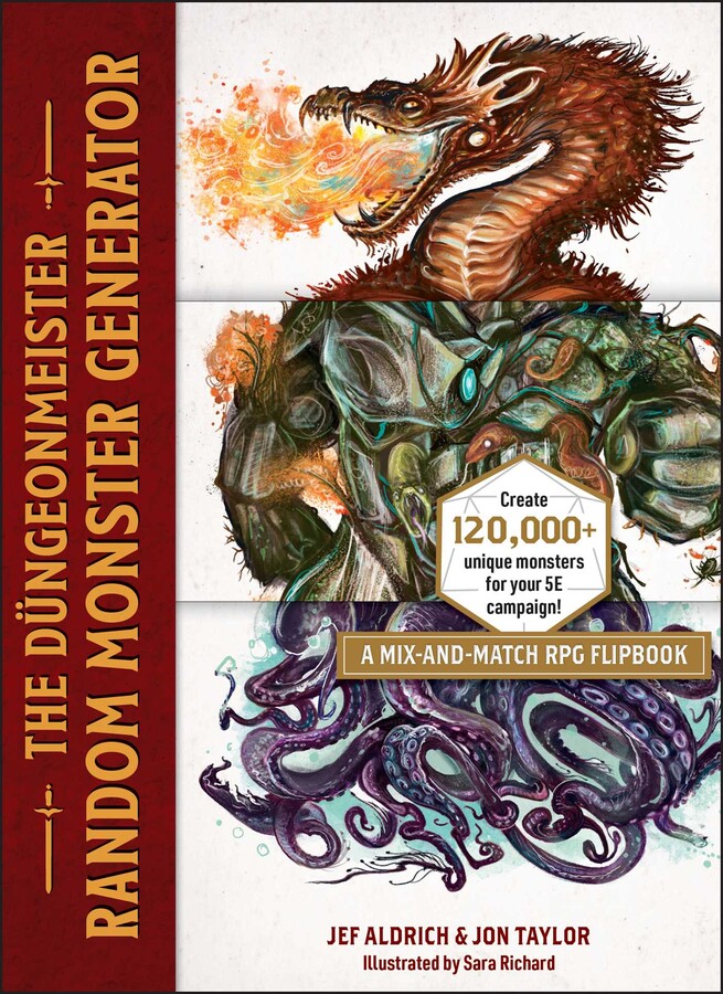 THE DUNGEONMEISTER RANDOM MONSTER GENERATOR: A MIX-AND-MATCH RPG FLIPBOOK (HC)