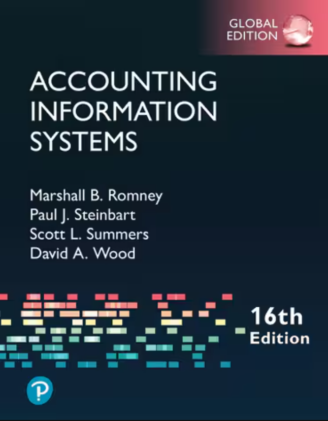 ACCOUNTING INFORMATION SYSTEMS (GLOBAL EDITION)