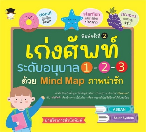 เก่งศัพท์ระดับอนุบาล 1-2-3 ด้วย MIND MAP ภาพน่ารัก