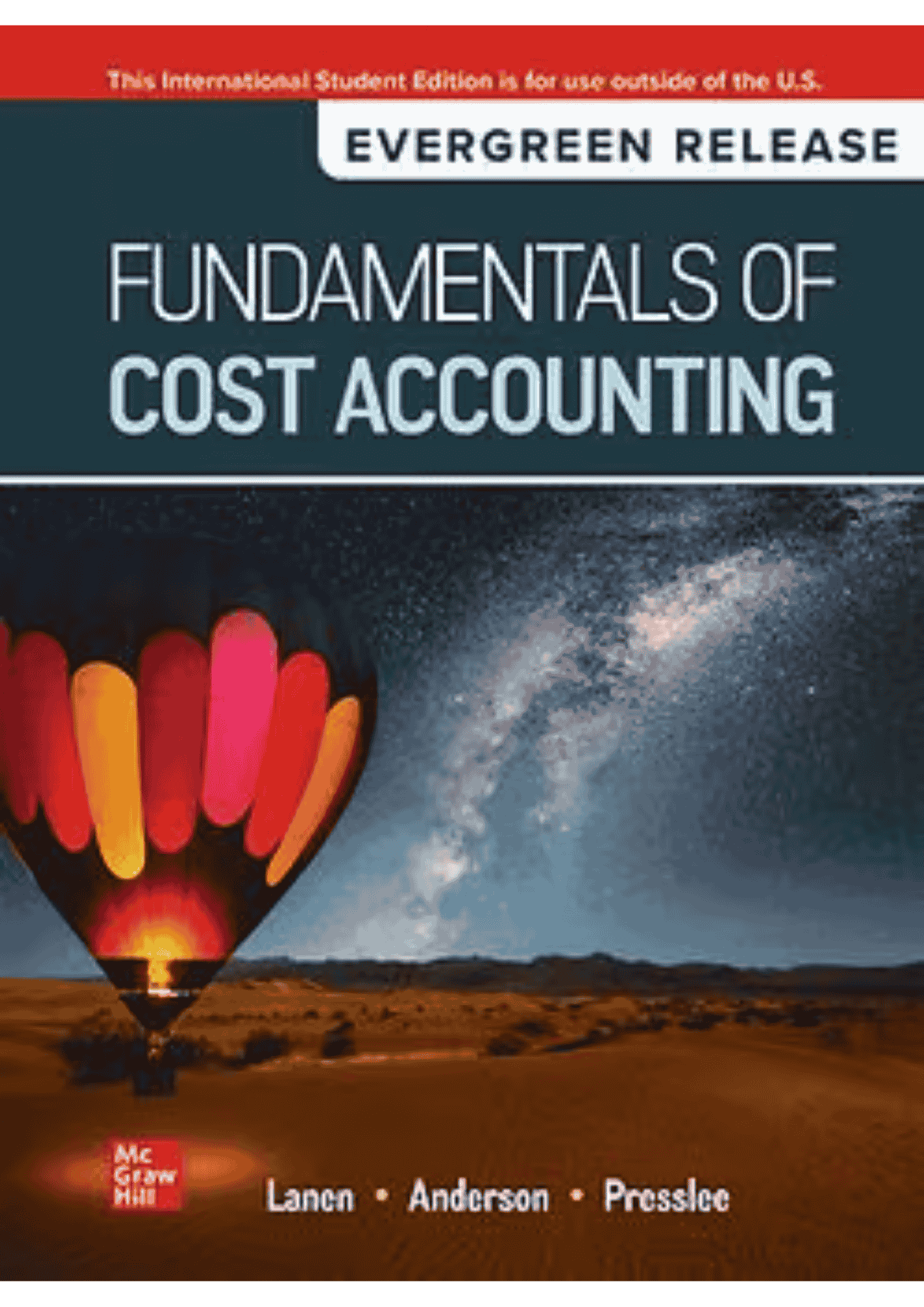 FUNDAMENTALS OF COST ACCOUNTING (ISE)