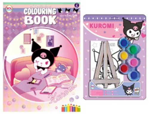 GS.KUROMI + ขาตั้งไม้ระบายสี (แบบที่ 2)