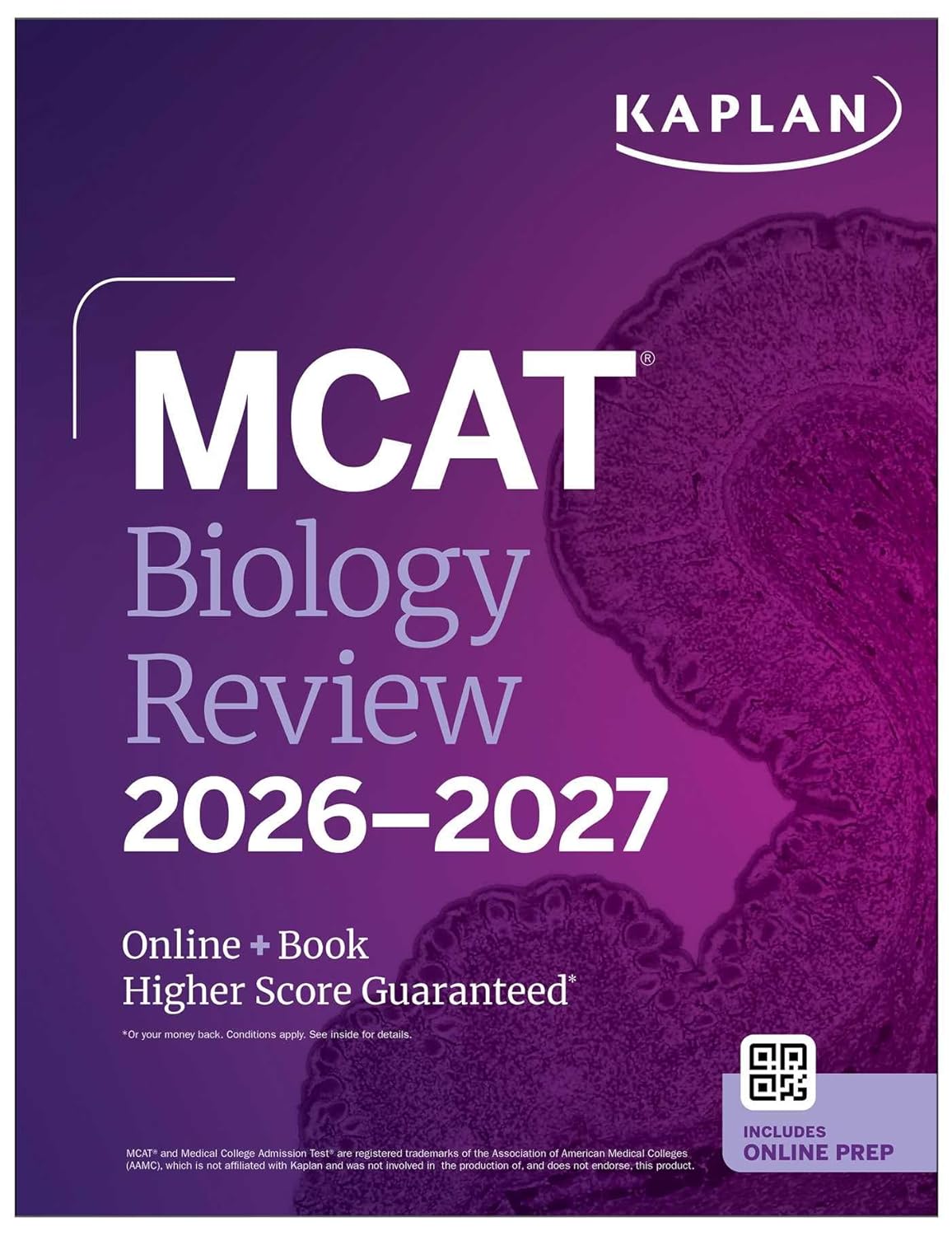 MCAT BIOLOGY REVIEW 2026-2027: ONLINE + BOOK (KAPLAN TEST PREP)