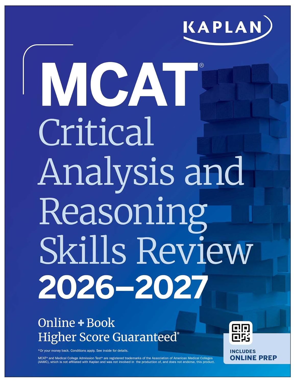 MCAT CRITICAL ANALYSIS AND REASONING SKILLS REVIEW 2026-2027: ONLINE + BOOK (KAPLAN TEST PREP)