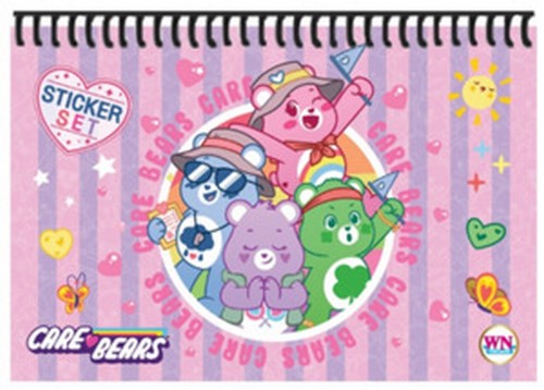 สมุดสติกเกอร์ลาย CARE BEARS