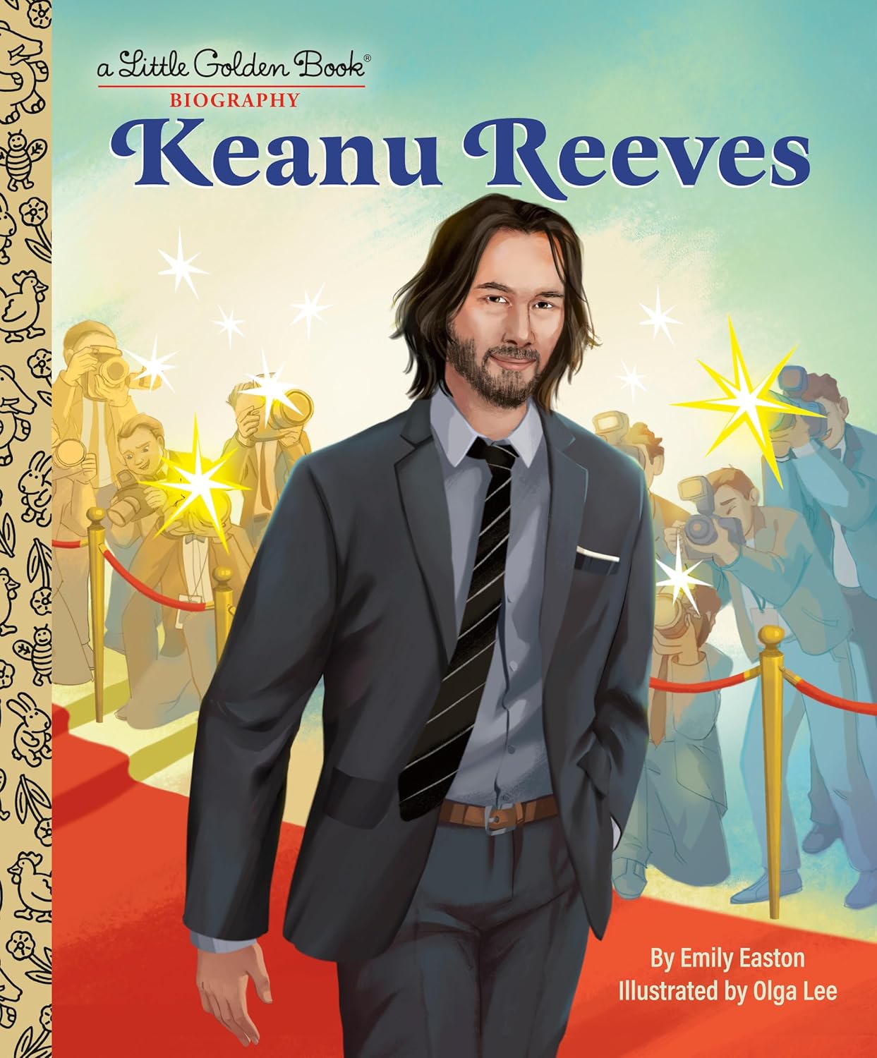 KEANU REEVES: A LITTLE GOLDEN BOOK BIOGRAPHY (HC)