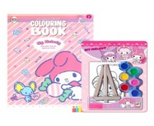 MY MELODY SPECIAL FRIEND, SPECIAL TIME :หนังสือเสริมทักษะ (พร้อมขาตั้งไม้ระบายสี) (แบบที่ 1)