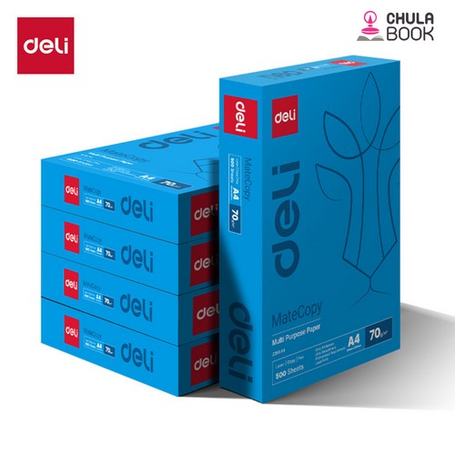 กระดาษถ่ายเอกสาร Deli A4 80g (500แผ่น) No.Z252-A4