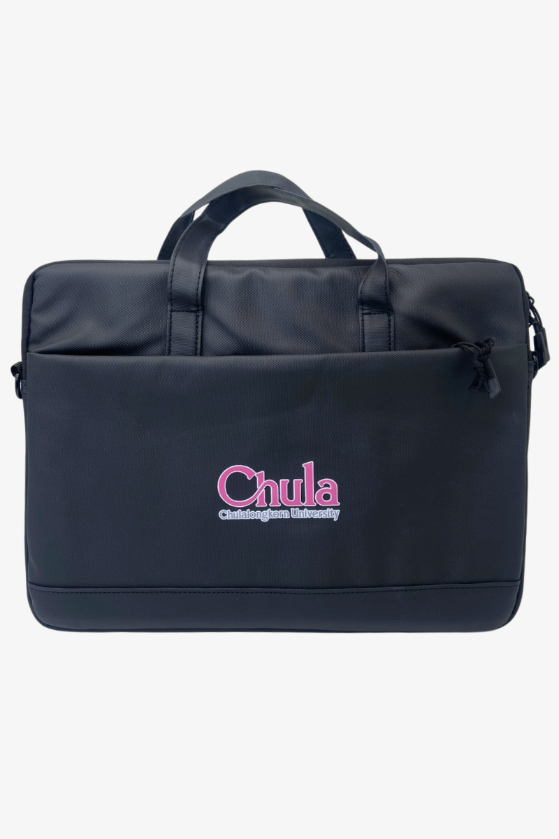 กระเป๋ามีที่หิ้ว มีสาย กันนํ้า สกรีน chula