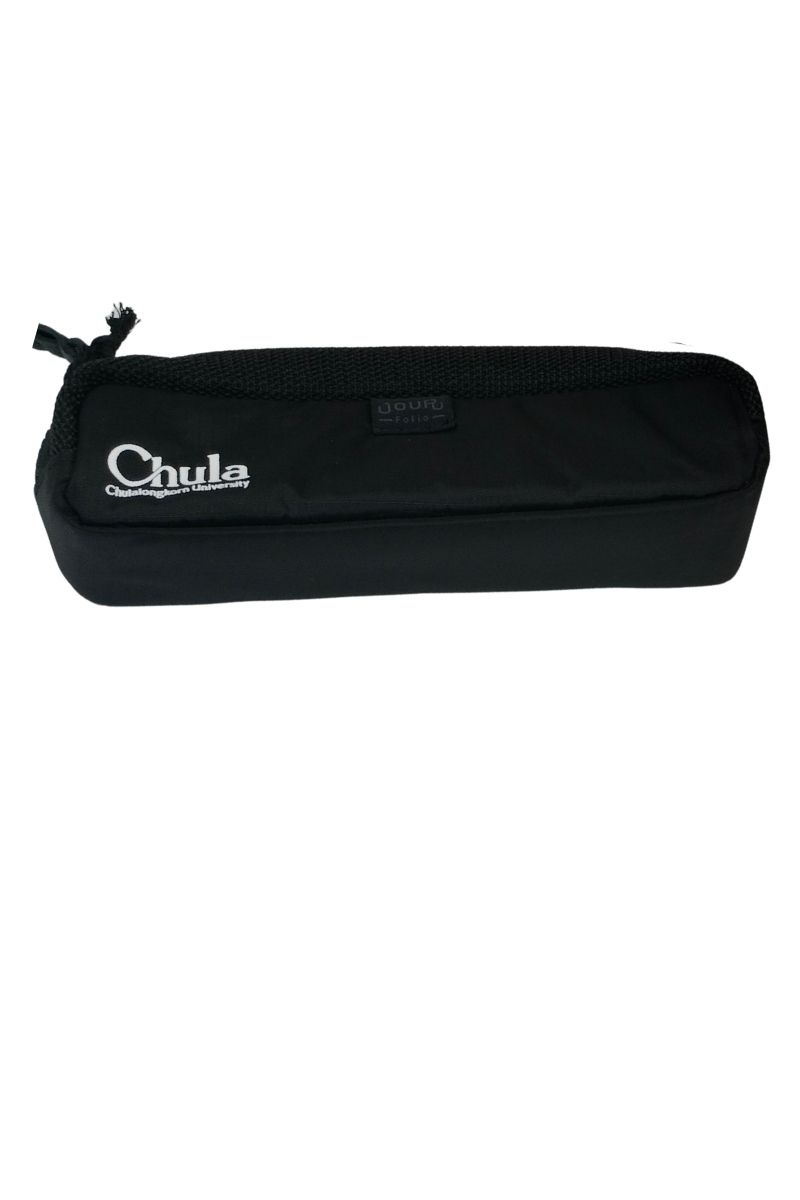 กระเป๋าใส่ดินสอ พร้อมแพ็คเกจถุงซิป สีดำ