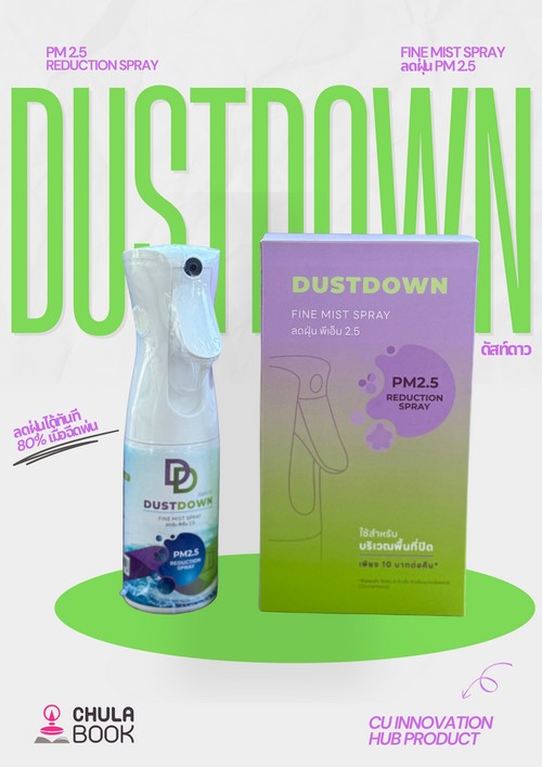 DUSTDOWN Fine Mist Spray ลดฝุ่น PM 2.5 ขนาด 160 มล.