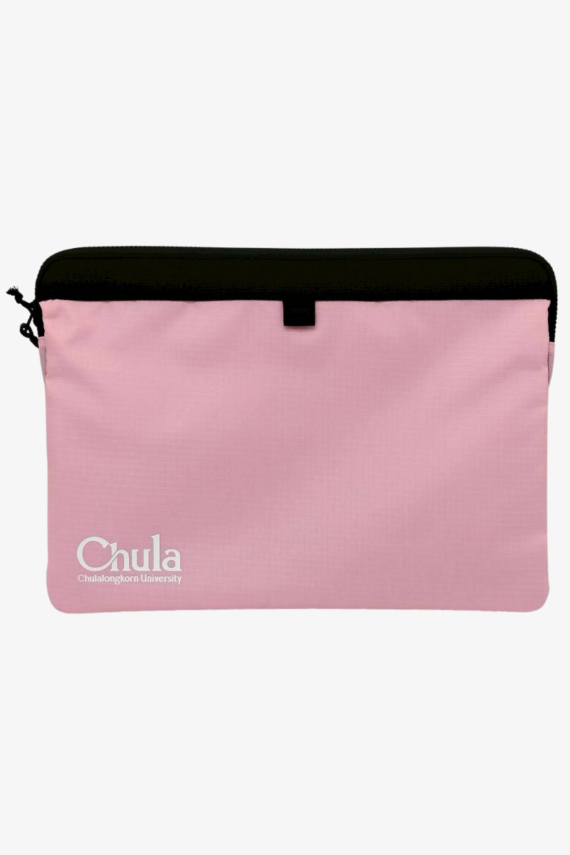 Jour กระเป๋าใส่ laptop ขนาด 15 นิ้ว พร้อมแพ็คเกจถุงซิป สีชมพู
