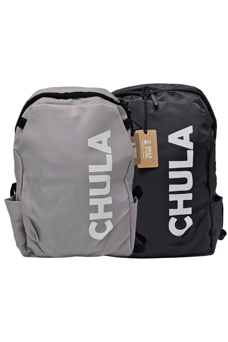 กระเป๋าเป้ซิปบน 3 สี สกรีนโลโก้ chula