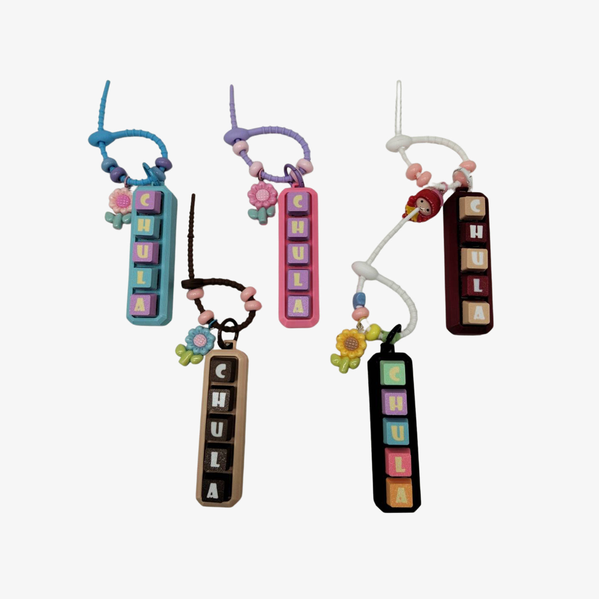พวงกุญแจ KEYCAP:CHULA คละสี