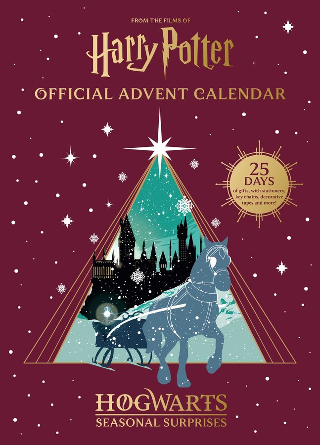 HARRY POTTER OFFICIAL ADVENT CALENDAR HOGWARTS SEASONAL SURPRISES: 25 DAYS OF GIFTS, WITH STATIONERY
