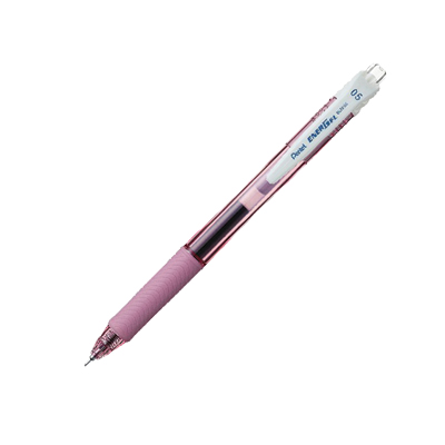 ปากกาเจล Energel X 0.5 นง. #BLN105P-CX ด้ามชมพู