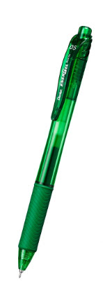 ปากกาเจล Energel X 0.5 นง. #BLN105K-CX ด้ามเขียว