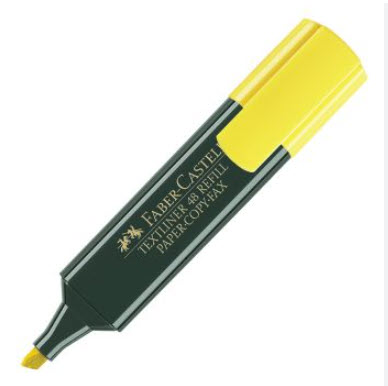 ปากกาเน้นข้อความ FABER #1548  สีเหลือง