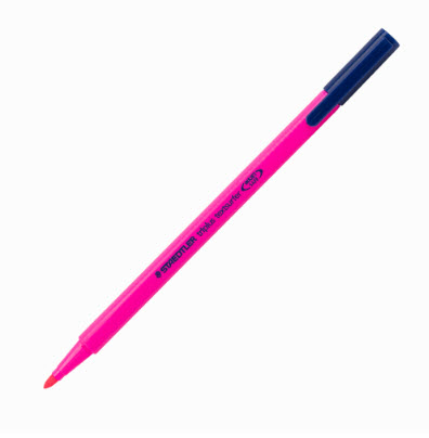 ปากกาเน้นข้อความด้ามเล็ก สเต็ดเลอร์ #362-1 สีชมพู