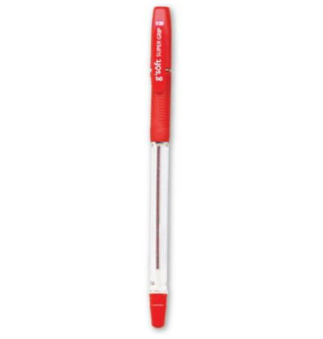 ปากกา G'SOFT SUPER GRIP 0.28 สีแดง