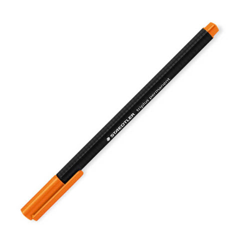ปากกาไตรพลัส ชนิดถาวร สีส้ม #331-4