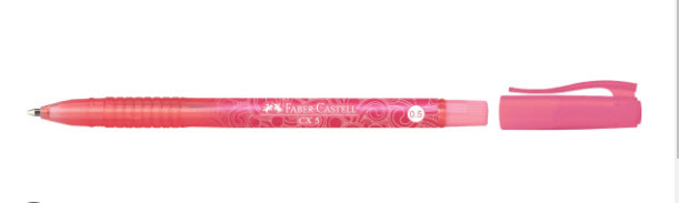 ปากกา เฟเบอร์  CX0.5 สีแดง FL #246621
