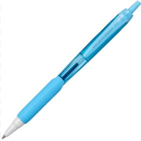 ปากกายูนิ เจ็ทสตรีม #SXN-101FL 0.7 Skyblue / Blue