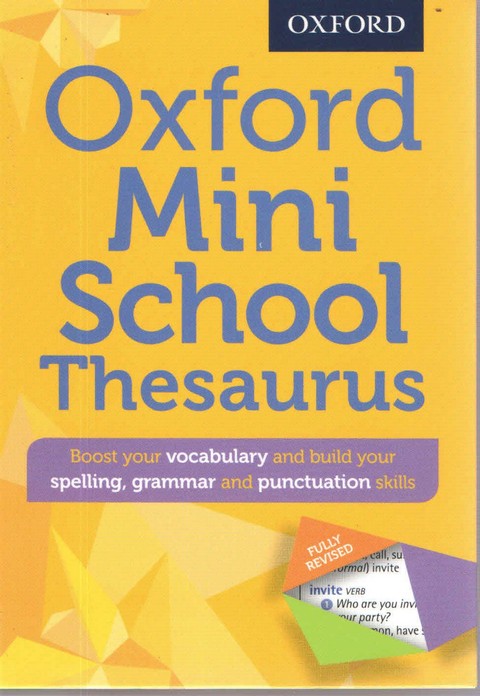 OXFORD MINI SCHOOL THESAURUS