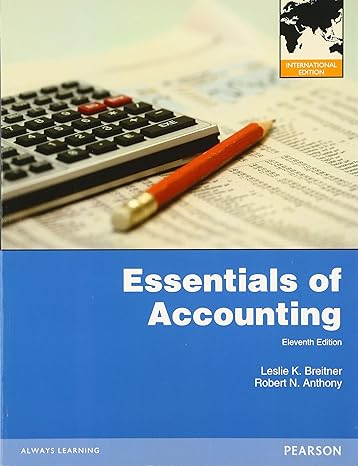 ESSENTIALS OF ACCOUNTING (IE)