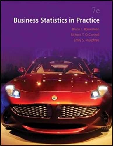 BUSINESS STATISTICS IN PRACTICE (IE) **