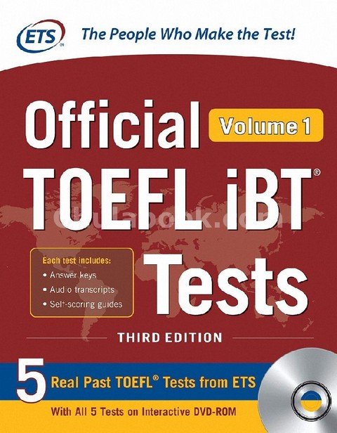OFFICIAL TOEFL IBT TESTS VOLUME 1 (1 BK./1 DVD)