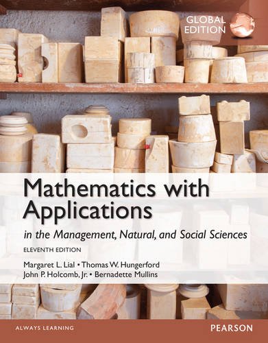 MATHEMATICS WITH APPLICATIONS (GLOBAL EDITION)