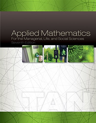 APPLIED MATHEMATICS FOR THE MANAGERIAL, LIFE, AND SOCIAL SCIENCES (HC)