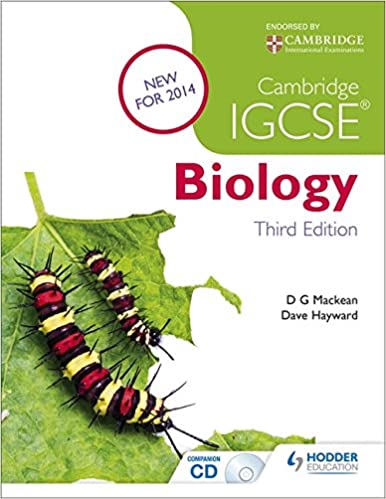 CAMBRIDGE IGCSE BIOLOGY (1 BK./1 CD-ROM)