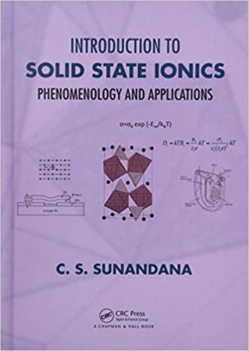 INTRODUCTION TO SOLID STATE IONICS: PHENOMENOLOGY AND APPLICATIONS (HC)