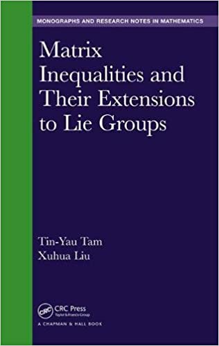 MATRIX INEQUALITIES AND THEIR EXTENSIONS TO LIE GROUPS (MONOGRAPHS AND RESEARCH NOTES IN MATHEMATICS
