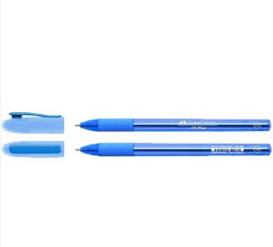ปากกาลูกลื่น 0.5 มม.เฟเบอร์ CX Plus สีน้ำเงิน