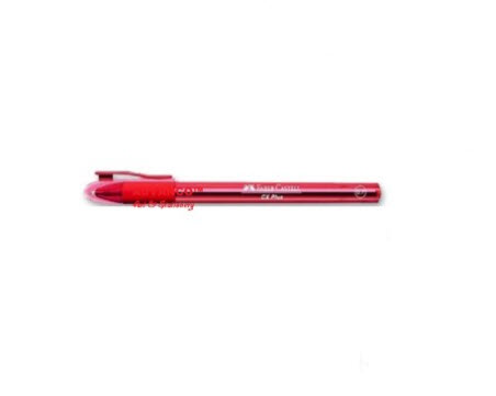 ปากกาลูกลื่น 0.7 มม.เฟเบอร์ CX Plus สีแดง