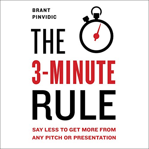 THE 3-MINUTE RULE: SAYING LESS TO GET MORE FROM ANY PITCH OR PRESENTATION (HC)